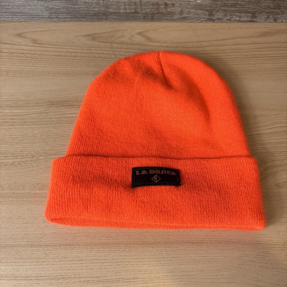 La Dune Hat Beanie Cuffed Knit Orange‎ Watch Cap Winter Mens YP Classics Yupoong
